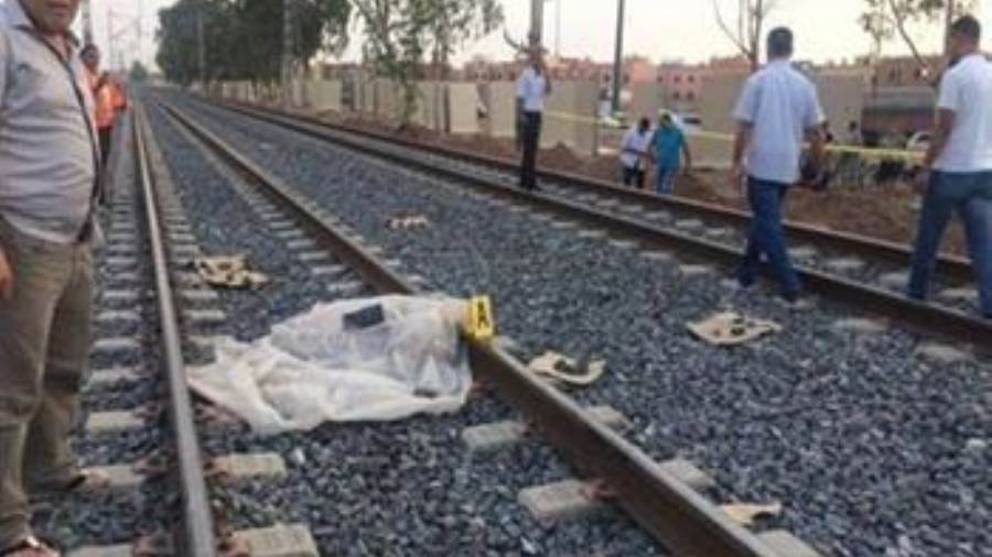 مصرع أمين شرطة دهسا بالقطار بالمنيا