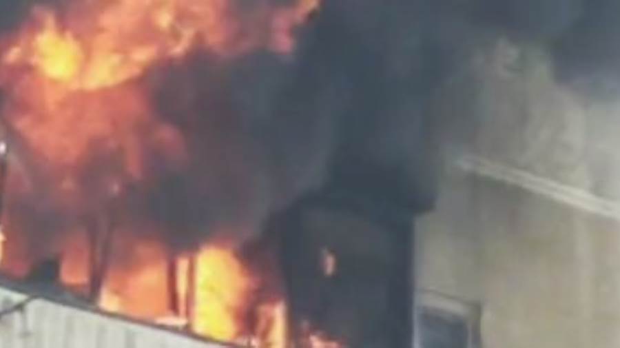 حريق محل بمدينة نصر