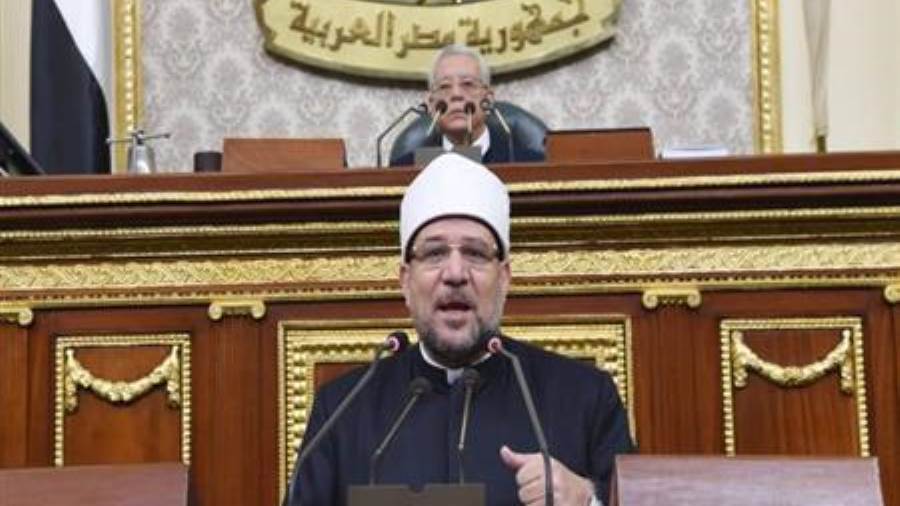 الدكتور محمد مختار جمعة في مجلس النواب