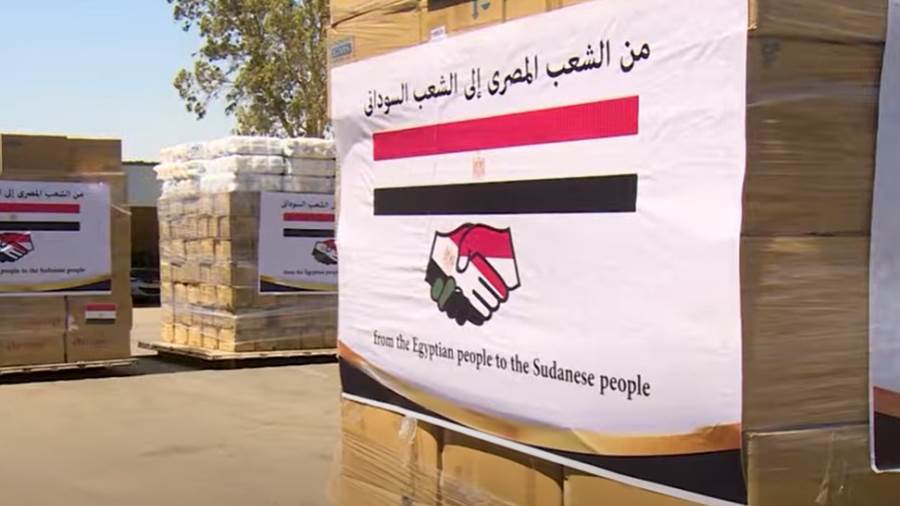 مصر ترسل مساعدات طبية