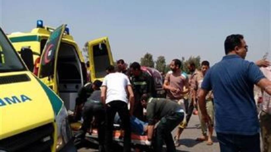 حادث سير بمحافظة المنيا