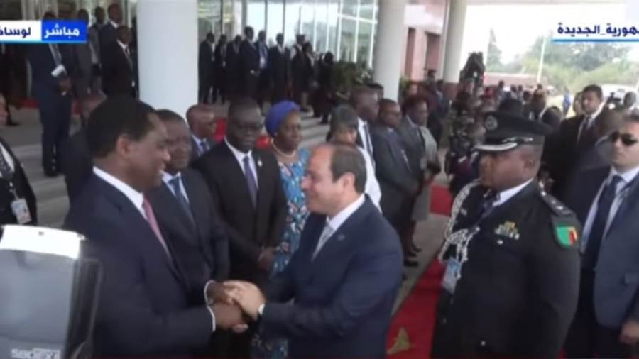 الرئيس السيسي يصل مقر انعقاد قمة كوميسا في زامبيا