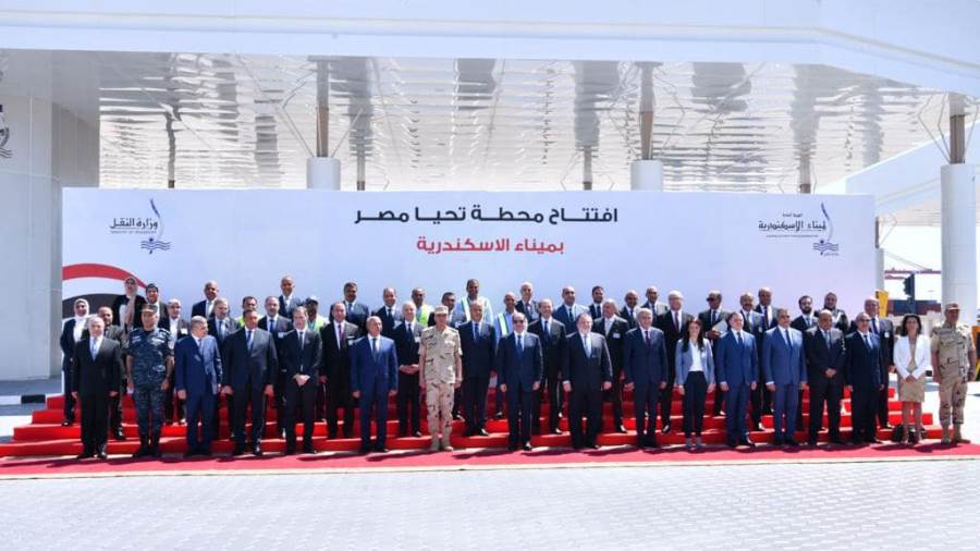 افتتاح الرئيس السيسي لمحطة تحيا مصر