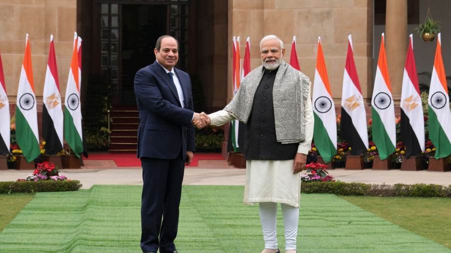 رئيس الوزراء الهندى وزيارته إلى مصر