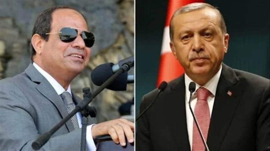 الرئيس عبد الفتاح السيس والرئيس التركي أردوغان