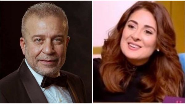 شريف منير و لورا عماد