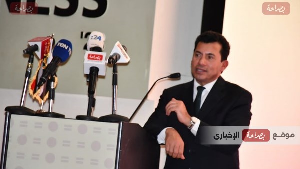 وزير الرياضة من المؤتمر الصحفي لماراثون زايد الخيري