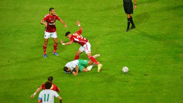 مباراة الأهلي والمصري- تصوير: رامي محمد 