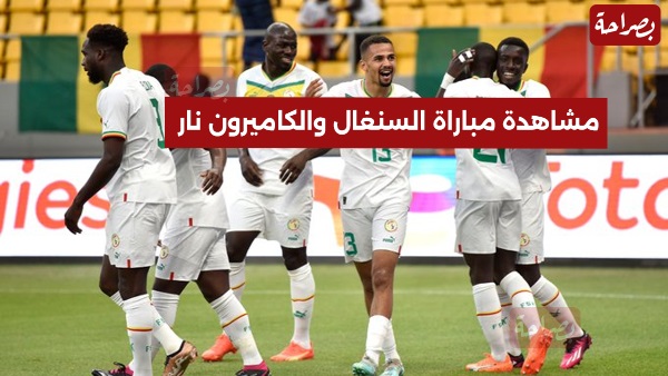 مشاهدة بث مباشر مباراة الكاميرون والسنغال بدون تقطيع على القنوات المجانية