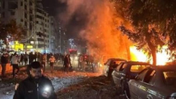 انفجار بضاحية بيروت