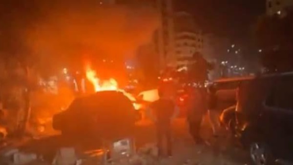 انفجار ضاحية بيروت اللبنانية