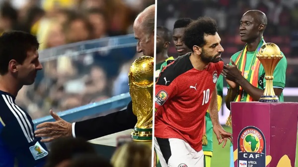 محمد صلاح وليونيل ميسي 