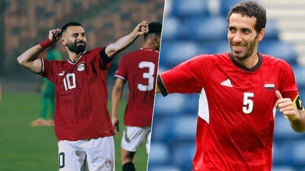 محمد أبو تريكة ومحمد صلاح