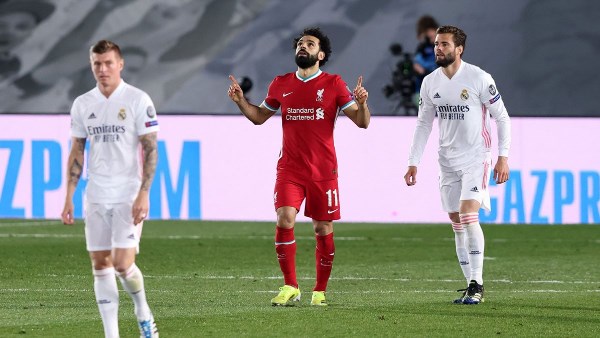 محمد صلاح أمام ريال مدريد