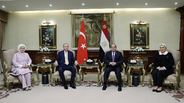 أول صورة لاستقبال الرئيس السيسي لأردوغان