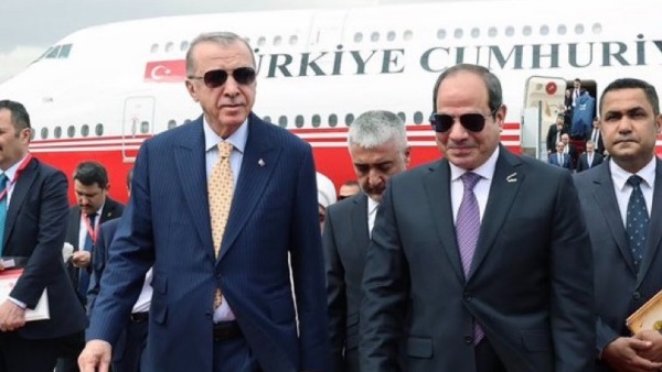 الرئيس السيسي وأردوغان 