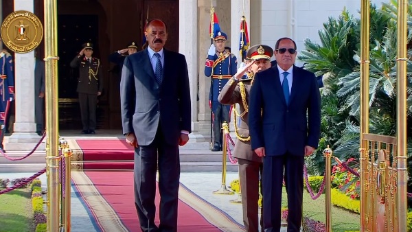 الرئيس عبد الفتاح السيسي والرئيس الإريتري