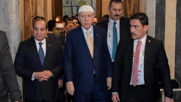 الرئيس عبد الفتاح السيسى والرئيس التركي رجب طيب أردوغان