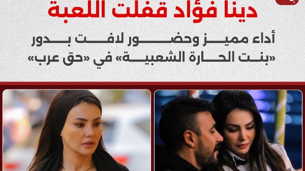 دينا فؤاد من مسلسل حق عرب 