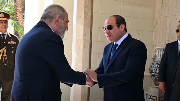 الرئيس السيسى يستقبل رئيس وزراء أرمينيا 