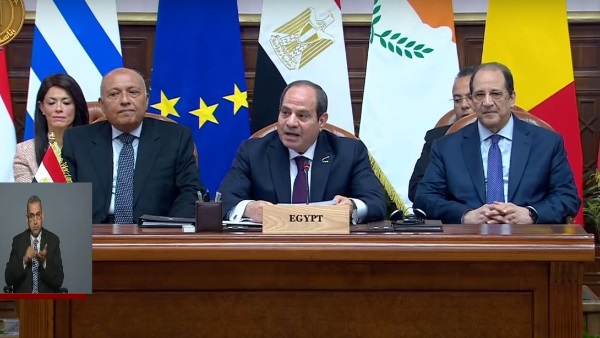 كلمة الرئيس السيسي خلال القمة المصرية الأوروبية