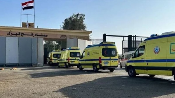 سيارات الإسعاف التابعة لمرفق إسعاف شمال سيناء