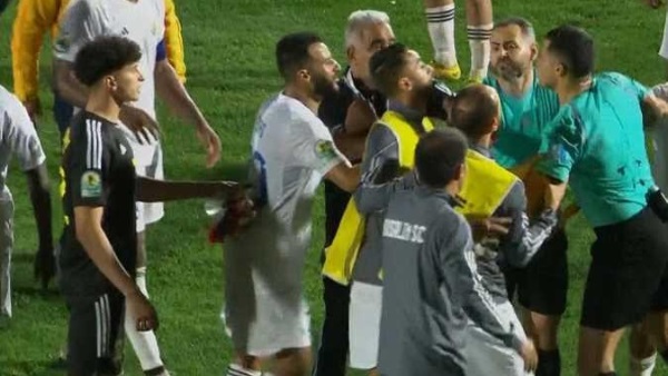نادي أبوسليم الليبي بعد الاعتداء على الحكم محمد معروف