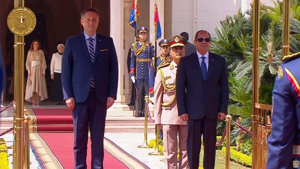  الرئيس السيسى يستقبل رئيس البوسنة والهرسك