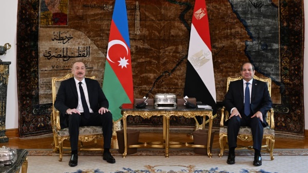  الرئيس السيسي ورئيس أذربيجان 