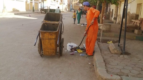 الجهود المبذولة من محافظة المنيا للارتقاء بمنظومة النظافة