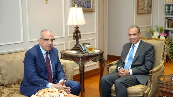 وزير الخارجية يجتمع مع وزير الري