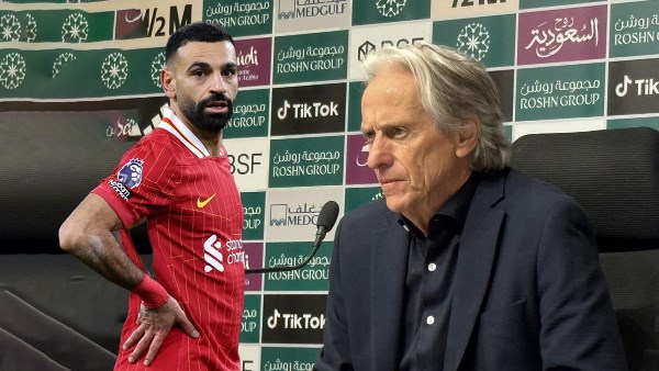 مدرب الهلال السعودي ومحمد صلاح 