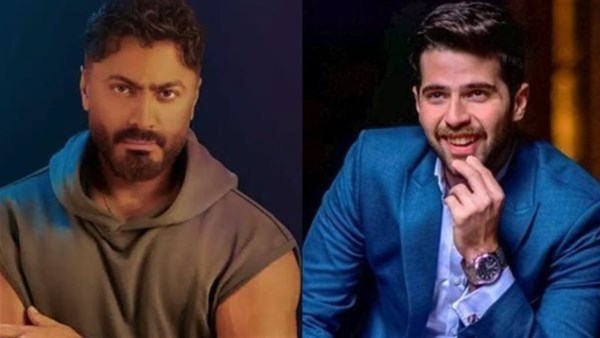 طارق الإبياري وتامر حسني