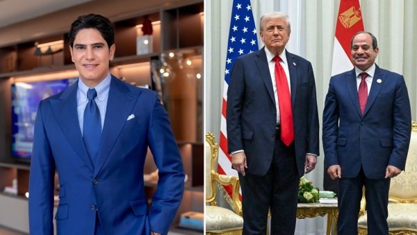 الرئيس السيسي وترامب وأبو هشيمة