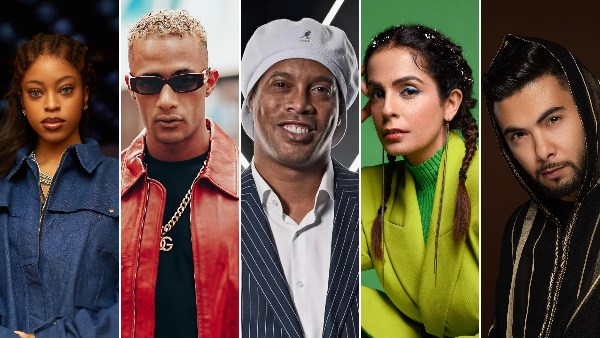 رونالدينيو ومحمد رمضان ومنعم السليماني يجتمعون في كليب عالمي