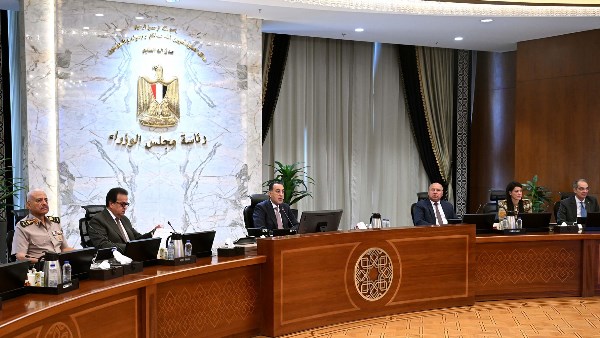 جانب من الاجتماع مجلس الوزراء