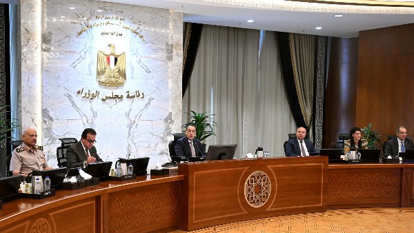 جانب من الاجتماع مجلس الوزراء