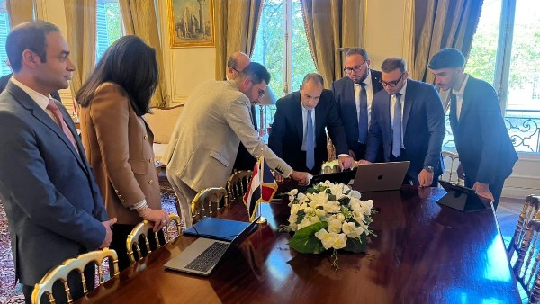 وزير الخارجية يشهد مراسم تدشين الموقع الإلكتروني الجديد للقنصلية العامة لمصر فى باريس