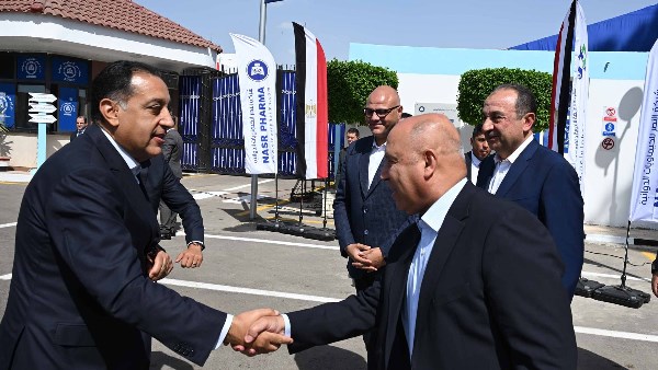 رئيس الوزراء يفتتح 4 مصانع أدوية مطورة بشركة النصر في القليوبية