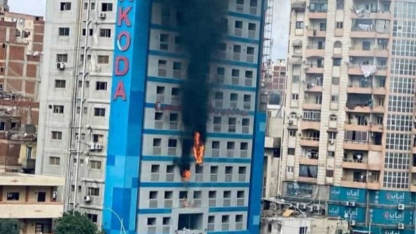  حريق بمستشفى خاص في الإسكندرية