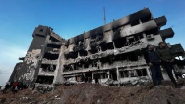 مستشفى الشفاء غربي غزة مستشفى الشفاء غربي غزة