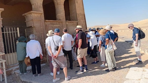 المنيا على خريطة السياحة العالمية باستقبال أفواج من ألمانيا وإنجلترا وأمريكا