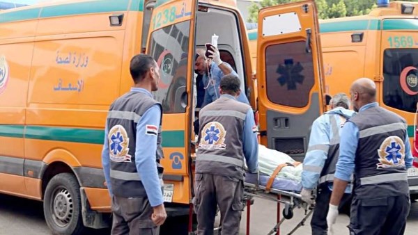 مصرع شخص وإصابة 7 آخرين في انقلاب سيارة بالمنيا