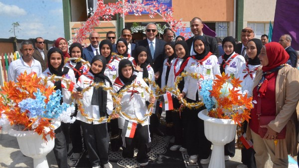 محافظ الغربية يفتتح مدرسة الفرستق الابتدائيه 