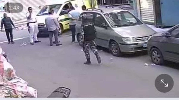 اثناء معاينة الحادث