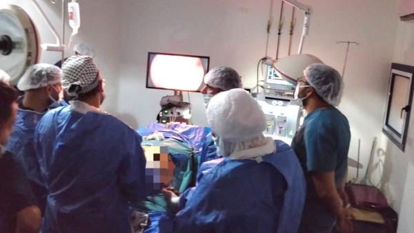 نجاح أول عملية لإصلاح فتق بالحجاب الحاجز بالبحيرة 