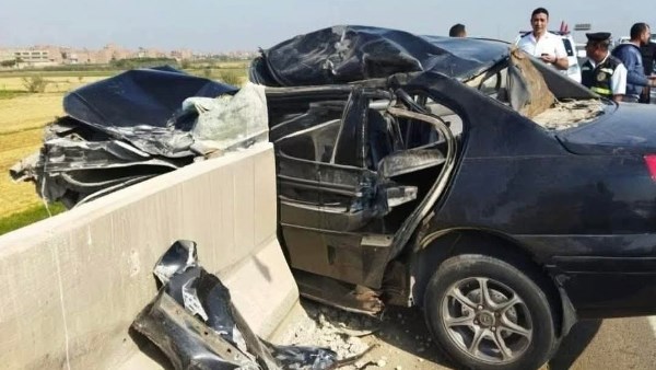 حادث سير بالمنوفية 