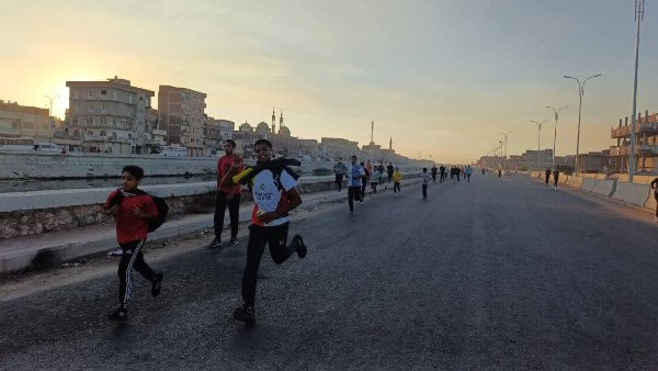 مبادرة الجري في شوارع كفر الدوار 