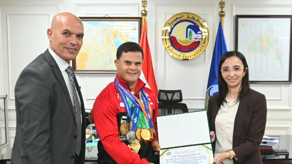 تكريم أبطال العالم من ذوي الهمم بالبحيرة 