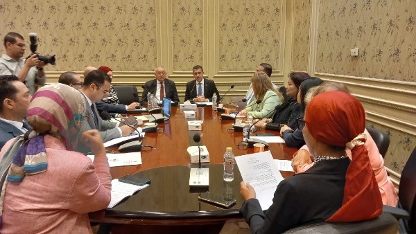 جانب من اجتماع لجنة العلاقات الخارجية بمجلس النواب